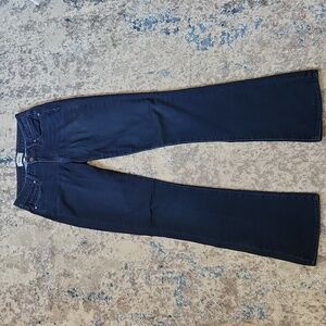 PAIGE Women's Size 27 High Rise Manhattan Bootcut Jean In‎ Dreamcatcher Blue